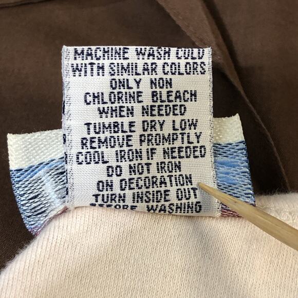 Blouse Tank Set Womens XL Las Olas Brown Ivory Fall Leaves Earth Tones Boho - Picture 16 of 16